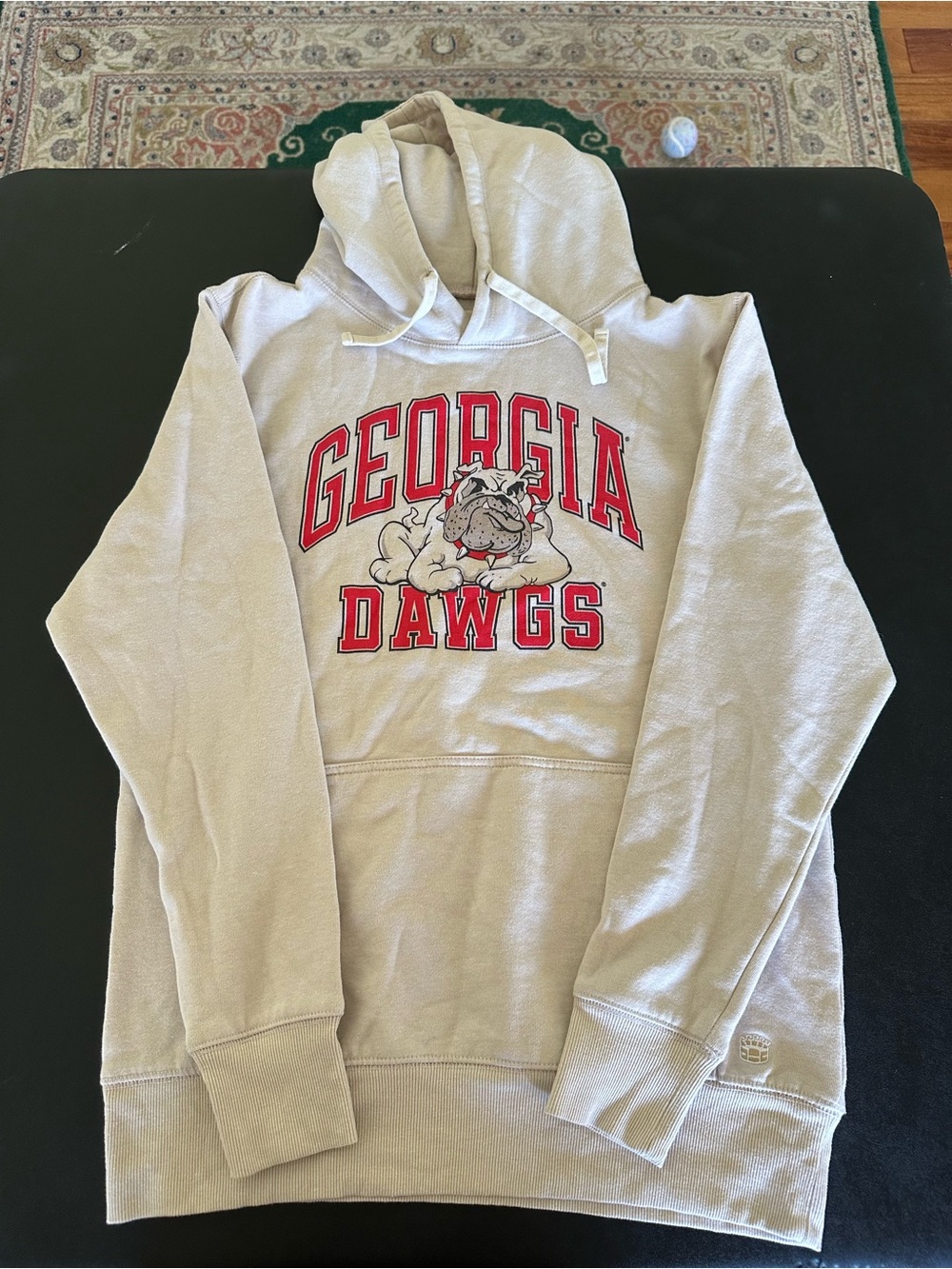 Homefield Georgia University Dawgs Cream Hoodie Men’s Medium